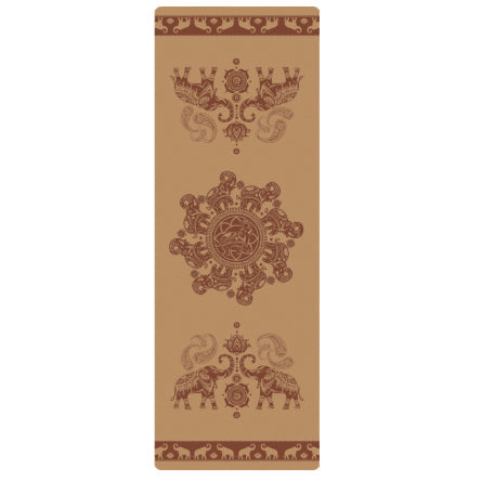 Artisan Sacred Print Cork & Natural Rubber Yoga Mat (5mm)