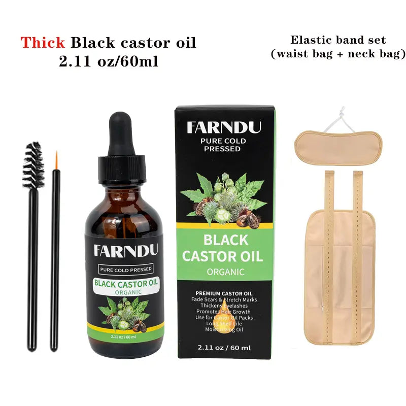 Thick Black Castor Oil