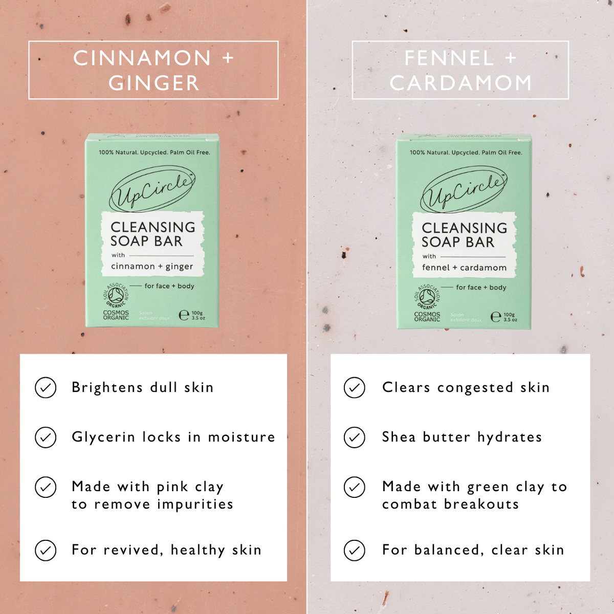 Cinnamon + Ginger Cleansing Bar